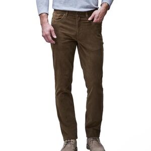 Men's Stylish Corduroy Pants in Brown